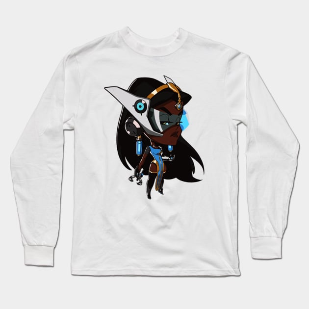 Symmetra Cute Spray - Overwatch Long Sleeve T-Shirt by Bystanders